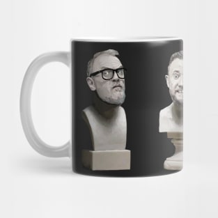 Taskmaster statues - Greg Davis & Alex Horne Mug